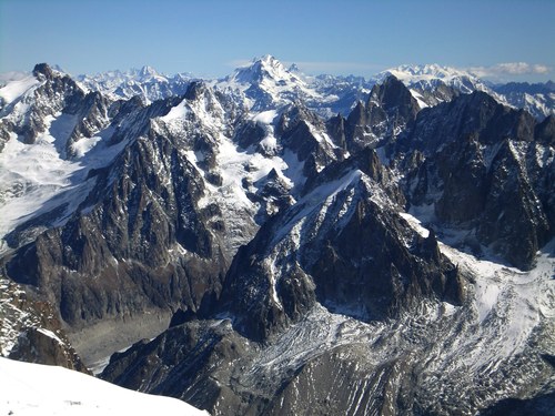 The French Alps, taken close to Chamonix