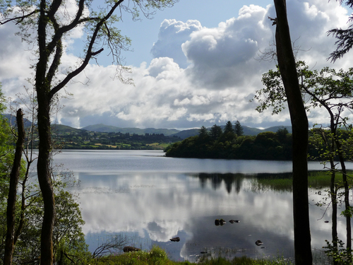 The lovely still waters of Lake Eske in County Donegal, Ireland one late afternoon in July.