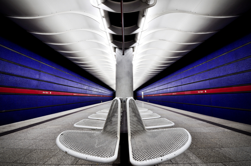 A subway station in Munch