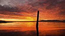 An intense red sky taken in buncrana earlier this year..it lasted a few minutes and it was gone!