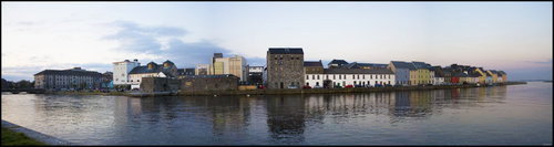 The Long Walk in Galway where I lived for 2 years during college. The spanish arch can also be seen on the left.